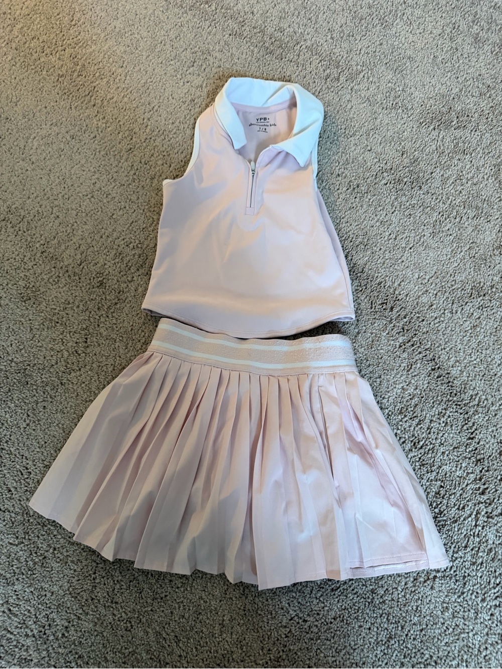 abercrombie kids Light Pink Girls set